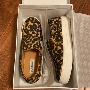 Steve Madden Gills-A leopard print sneakers